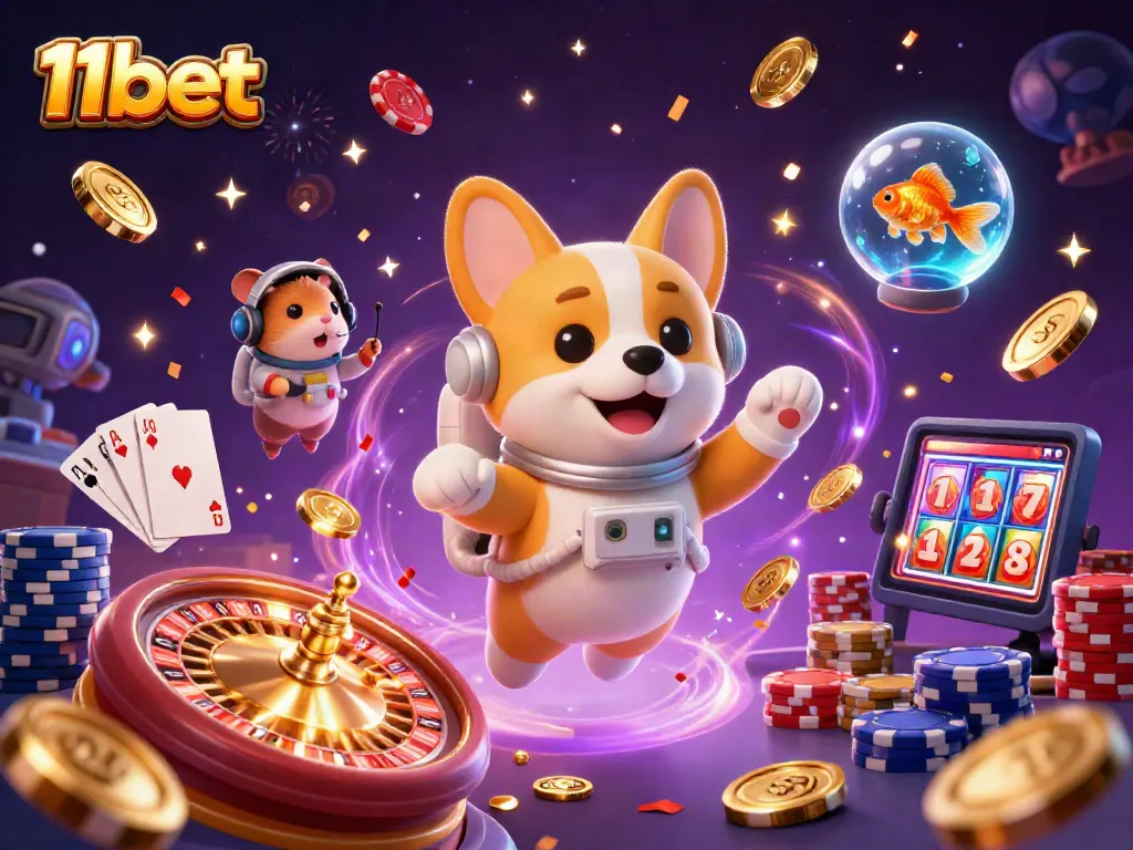Spin and win at 11bet casino with a vibrant zero gravity adventure featuring games and excitement.