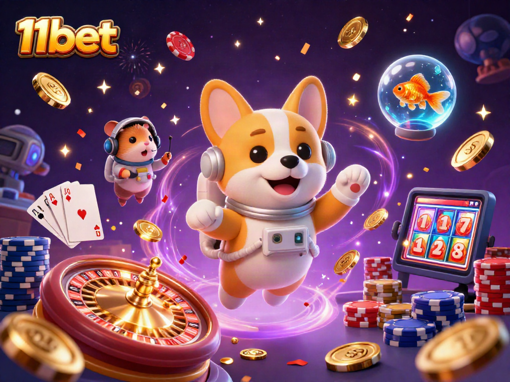 Spin and win at 11bet casino with a vibrant zero gravity adventure featuring games and excitement.