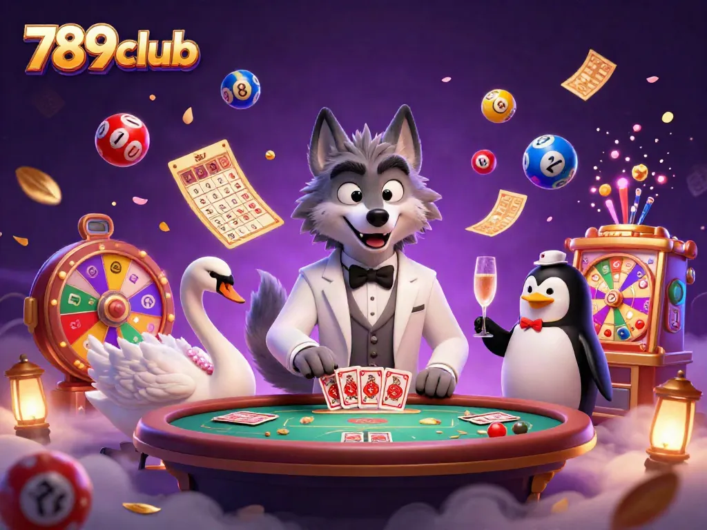 Immerse in 789club's vibrant casino world featuring dynamic characters and exciting gaming elements in a spectacular scene.
