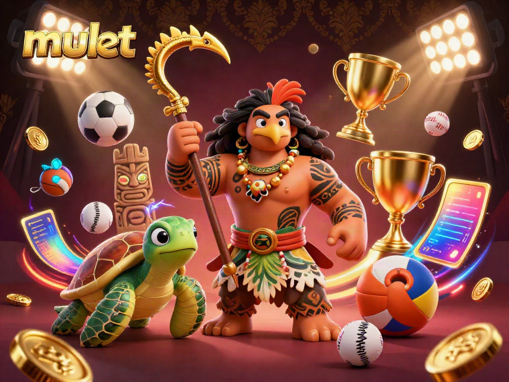 Engage with the mubet casino experience featuring vibrant Hawaiian motifs, sports themes, and dynamic gameplay elements.