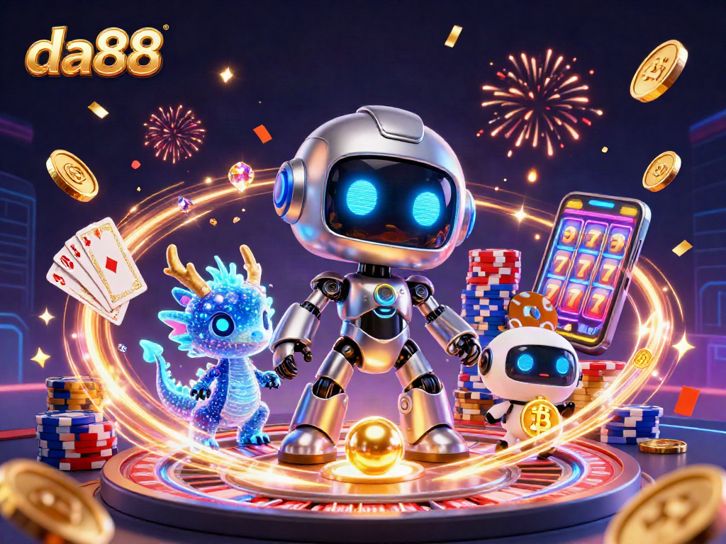 Experience the thrill of winning at da88 with exciting games and vibrant casino elements.